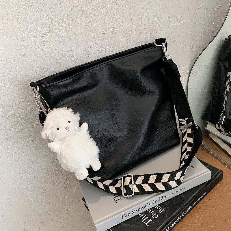 

с доставкой Small PU Leather Bucket Crossbody Bags 2020 Trend Solid color Shoulder Handbags Female Branded Totes Lady Hand Bag